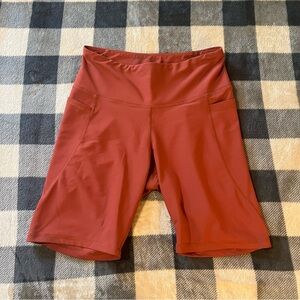 Old Navy Rust Bike Shorts Lightweight Athletic Wear